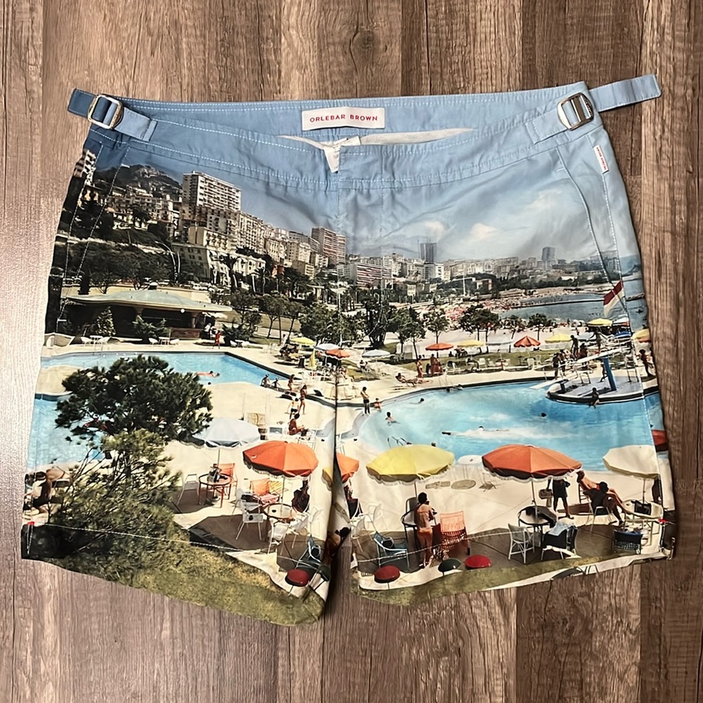 ORLEBAR BROWN  MONTCARLO MID LENGHT MENS TRUNKS